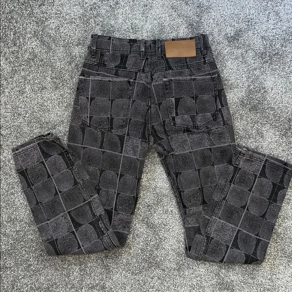 NWOT Pleasures Trace Denim Pant 'Black' - Picture 4 of 7